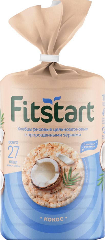 Хлебцы FITSTART 100г Кокос