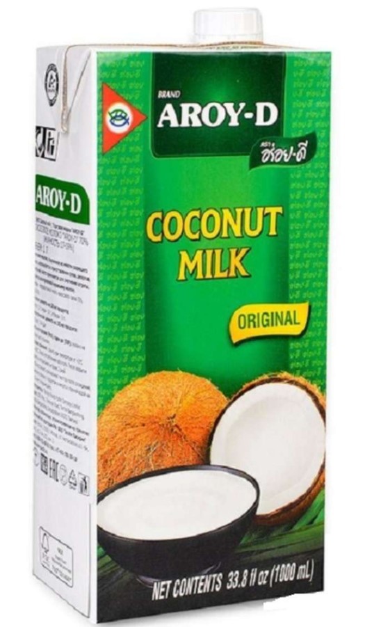 Кокосовое молоко 1л AROY-D 17-19% т/пак