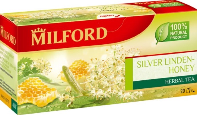Чай Серебристая липа-мед  20пак МИЛФОРД