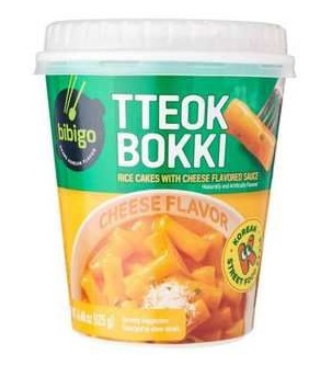 Рисовые клецки Топокки с сыром 125гр стакан