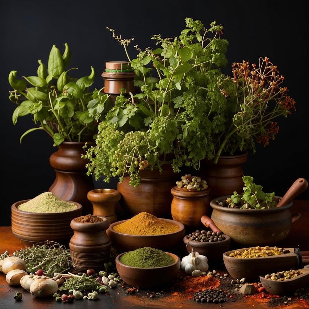 Зелень, травы